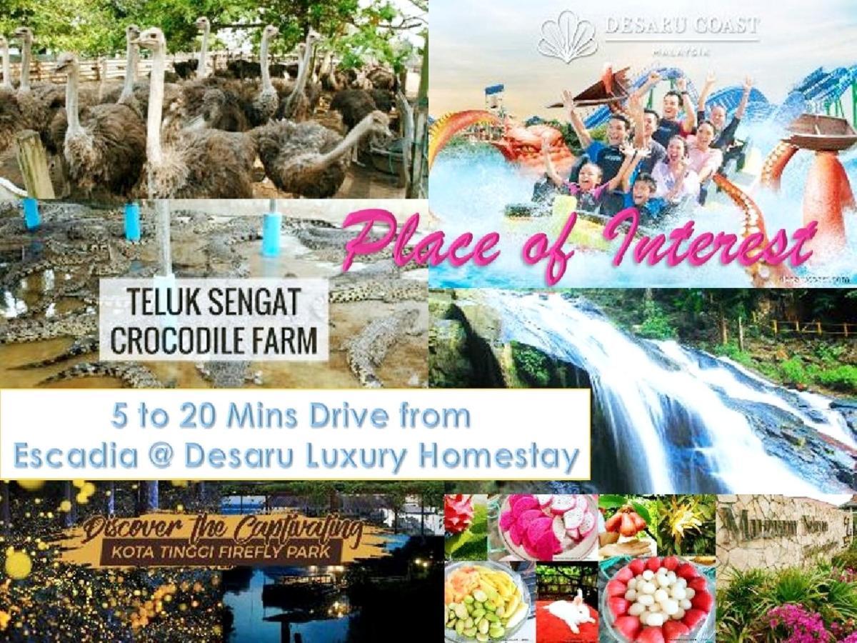 Desaru Cosy Homestay - Near Waterpark, Beach, Rapid -Wifi, Tvbox, Steamboat, Bbq Available Exterior foto